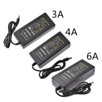 1PCS 110V/220V AC to DC Universal Power Adapter DC12V 3A/4A/6A 60W Charger Lighting LED Driver Switch Power Supply Adapter