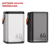 Outdoor Emergency Portable Mobile Power Supply Mobile Phone Charger 60000mah Power Bank Large Capaci