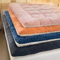 Lamb Velvet Mattress Student Dormitory Single Double Bed Cushion Household Sleeping Mat Warm And Foldable Tatami Thickened Rug