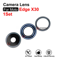 1Set Rear Back Camera Lens Without Adhesive For Motorola Moto Edge X30 Replacement Parts