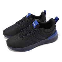 【adidas 愛迪達】慢跑鞋 Racer TR21 男鞋 黑 藍 透氣 緩衝 環保材質 運動鞋 愛迪達(HP2726)