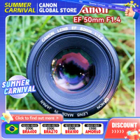 Canon EF 50mm F1.4 USM Full Frame DSLR Camera Lens Large Aperture Autofocus Prime Lens For 90D 5D4 6D2 Portrait Animal Lens