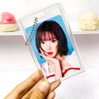CAHOL AKRILIK + FOTO JIWOO H2H +BALLCHAIN card holder akrilik