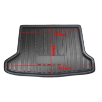 Rear Trunk Cover Matt For Honda HR-V Vezel HRV 2014 -2019 Cargo Liner Boot Tray Mat Floor Carpet Kick Pad Mud Non-slip Anti Dust