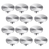 AT35 12PCS Dutch Oven Knob, Stainless Steel Pot Lid Replacement Knob For Le Creuset/ For Aldi/ For Lodge, Knob Pot Lid Handle
