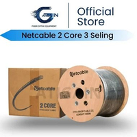 Cable Dropcore FO 1 Core - 4 Core 3 SELING 1000M cable fiber optik 1-2-4 core Kable Netcable Netcabl