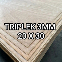 Triplek 3mm Potongan 20x30 - Kayu Berkualitas Tinggi