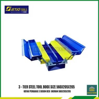 JETJO TOOLS / LAKONI PRO Toolbox Besi 3 Susun Tool Box Tempat Perkakas Metal Besi