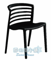 ╭☆雪之屋居家生活館☆╯PP-624餐椅黑色(PP塑料)BB386-3#3186B