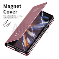 Ốp Điện Thoại Lật, Cho Samsung Galaxy Z Fold 4 3 2 5G, Ốp Da PU, Ốp Bảo Vệ Toàn Thân, Thiết Kế Chiếu