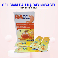 Gel giảm đau dạ dày Novagel hộp 20 gói x 10ml