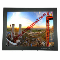 17 inch Industrial LCD / LED Monitor with HDMI BNC Input Rugged Metal Frame with Wall Mount