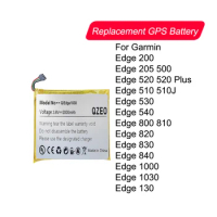 Replacement GPS Battery For Garmin Edge 200 205 500 520 Plus 510 510J 530 540 800 810 820 830 840 1000 1030 130