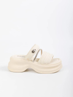 รองเท้าแตะแพลตฟอร์มผู้หญิง รุ่น ST-HS244C125  สี Cream(WH)