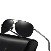 CLARAVIDA Pilot Oval Men Women Driver Sun Glasses Polarized Mirror Sunglasses Custom Made Myopia Minus Prescription Lens-1 to -6
