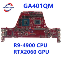 GA401QM motherboard For ASUS ROG Zephyrus G14 GA401IV-HZ160T GA401QM Laptop Motherboard with R9-4900HS RTX2060 Mainboard
