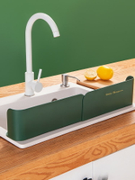 廚房水池水槽擋水板洗碗池可伸縮隔水神器防濺水防水擋板