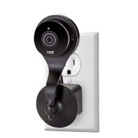 [2美國直購] Wasserstein 壁掛式插座 兼容Nest Cam Indoor 和 Dropcam Pro 黑/白