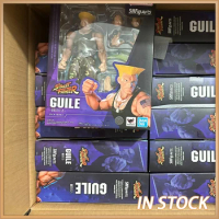New In Stock BANDAI Shf STREET FIGHTER Guile Movable Model Toys Collect SF Fighting Game S.H.FIGUARTS