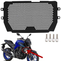 Motorcycle Radiator Grille Guard Protection Cover Radiator Cover for Yamaha MT 25 MT-25 MT-03 2015-2021