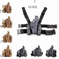 Hot selling GLOCK 1911 M92 P226 Sinking Dual Anti Leg Combination Waist Cover Outdoor Sport For Hunting