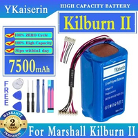 YKaiserin Battery 7500mAh For Marshall Kilburn II 2 kilburn2 C196A1 7252-XML-SP Bluetooth Speaker with 7-wire Plug
