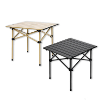 Carries Outdoor 露營桌 蛋捲桌 野餐桌 戶外桌 碳鋼 可折疊 高品質 加贈收納袋(55*54*50cm)