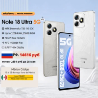 【World Premiere】Ulefone Note 18 Ultra 5G Smartphone 12GB RAM(6+6) 256GB ROM 6.78" NFC 50MP MTK Dimensity 720 Android Phone
