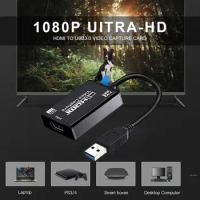 New Video Capture Card 1080P 4K HDMI-compatible To USB 3.0 Game Capture Card Grabber HD Camera Recording Live Streaming