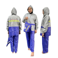 Jas Hujan Setelan Jaket Celana Spartan Gladiator JC-101 PVC Lentur Waterproof All Size Dewasa Pria W