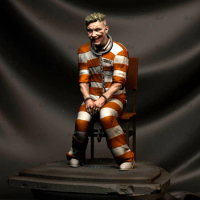 80mm Resin Model Kits Prison Joker Figure Sculpture Unpainted No Color RW-889