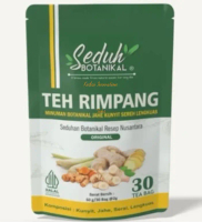 ORIGINAL Seduh Botanikal Teh Rimpang - 30 Kantong | Teh Rimpang JSR 5 Varian Lemon Kayu Manis Teh Hi