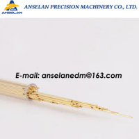 (100PCS/LOT) 0.65x400MM EDM Brass Tube Single Hole, Brass EDM Tubing Electrode Tube Single Channel, Diameter 0.65mm, 400mm Long