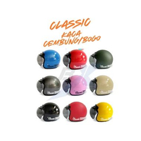 JBX Helmet Helm Bogo Classic Viral Murah Kaca Datar Helm Kaca Cembung Helm Pet Helm Kacamata Helm KA