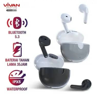 VIVAN Infinity GT1 Headset Bluetooth Wireless Earbud Tws BLACK