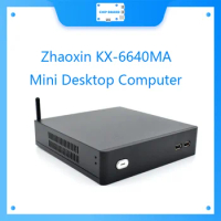 Windows 10 pro Mini PC, Zhaoxin KX-6640MA Mini Desktop Computer, 8GB RAM, 256GB SSD, 2.4G+5G Dual-Band WiFi