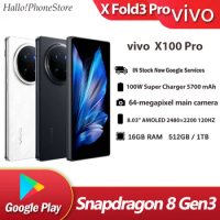 VIVO X Fold 3 PRO 5G Smart Phone Snapdragon 8 Gen3 64MP OIS Camera 120Hz AMOLED 100W SuperCharger 5700mAh Google OTA OriginOS4