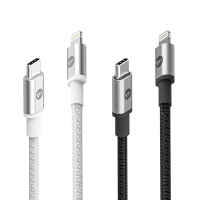 mophie MFi認證  USB-C To Lightning 180cm PD編織快速充電傳輸線
