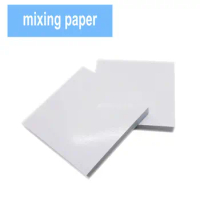 Dental Mixing pad mixxing paper 76mmx76mm 50 sheets Poly coated Paper