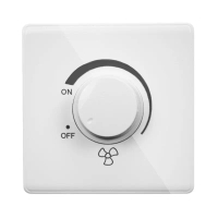 86 Type Ceiling Fan Adjustment Stepless Speed Controller Wall Dimmer Switch 220V 10A