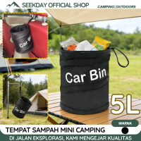 SEEKDAY Tempat Sampah Mini Camping Tempat Sampah Mobil Lipat 5L Tempat Sampah Kecil Untuk Kamar Dapa