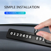 Top Quality Car Temporary Parking Card Phone Telephone Number Card For Mercedes Benz W203 W210 W211 W124 W202 W204 W203 W210