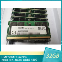1 Pcs HMCG88AEBSA095N 32G 2RX8 32GB PC5-4800B DDR5 4800 SODIMM For SK Hynix Notebook Memory