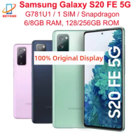 Samsung Galaxy S20 FE S20 Lite 5G G781U1 G781U1/DS 6.5" ROM 128/256GB RAM 6/8GB Snapdragon NFC Original Unlocked Cell Phone
