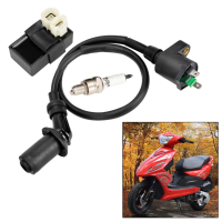 Quan - kit gegelung pencucuh untuk GY6 50-150CC, untuk Skuter, moped, CDI, palam pencucuh