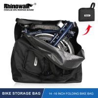 Rhinowalk Folding Bike Carry Bag 14-20 Inch Foldable Bike Storage Bag Portable Fold Bicycle Carrying Bag For Brompton 3Sixty