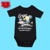 JUMPER BAYI Erigo T-Shirt Project Summer Black KAOS BAJU BAYI BABY KIDS USIA 0 SAMPAI 12 BULAN SAMPA