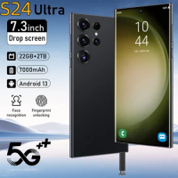 S24 Ultra Mobile Phones 7.3 HD Screen SmartPhone Original 22GB+2TB 4G 5G Dual Sim Celulares Android Unlocked 7000mAh S23 Ultra