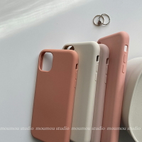 粉粉嫩嫩色系液態適用手機殼iphone8/plus/xs/xr/11 Pro Max軟殼6