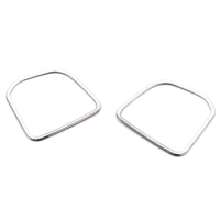 2PCS Stainless Steel Drinking Cup Holder Ring Trim Dashboard Storage Box Trim for Honda Freed GB5/6/7/8 2016+